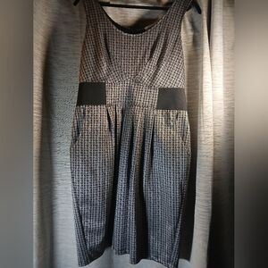 Ricki's Black and Silver Midi Dress
